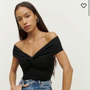 Reformation Ezlynn Knit Top